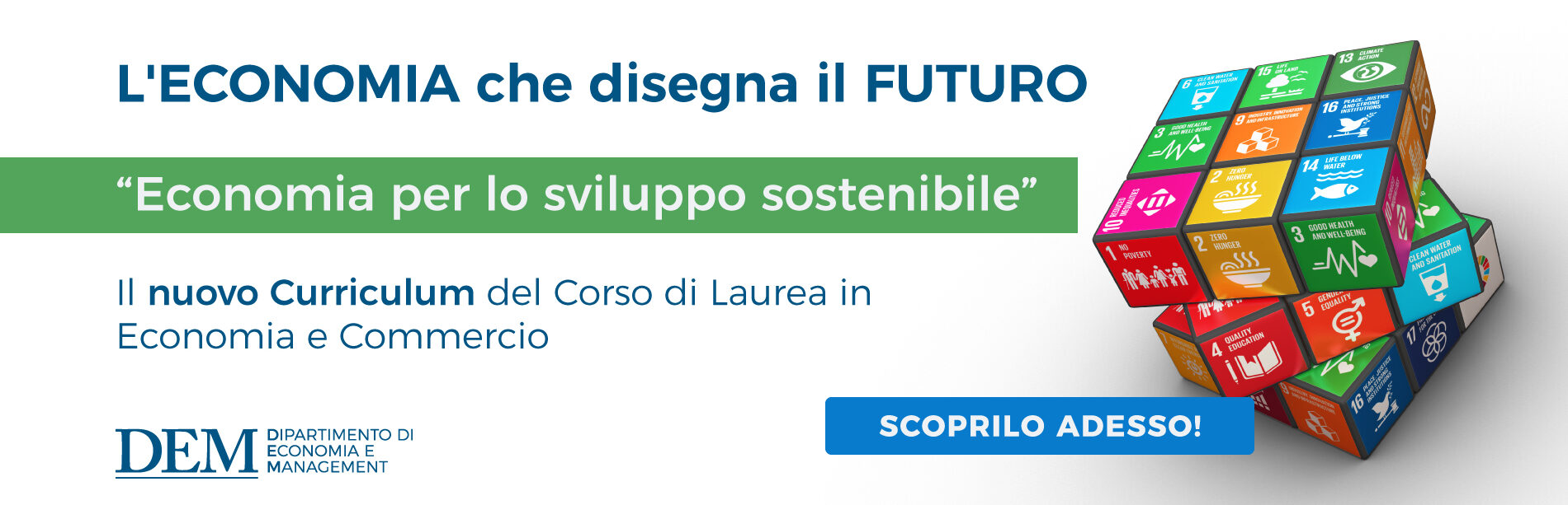 Il Corso di Laurea in Economia e Commercio dell'Università di Pisa
